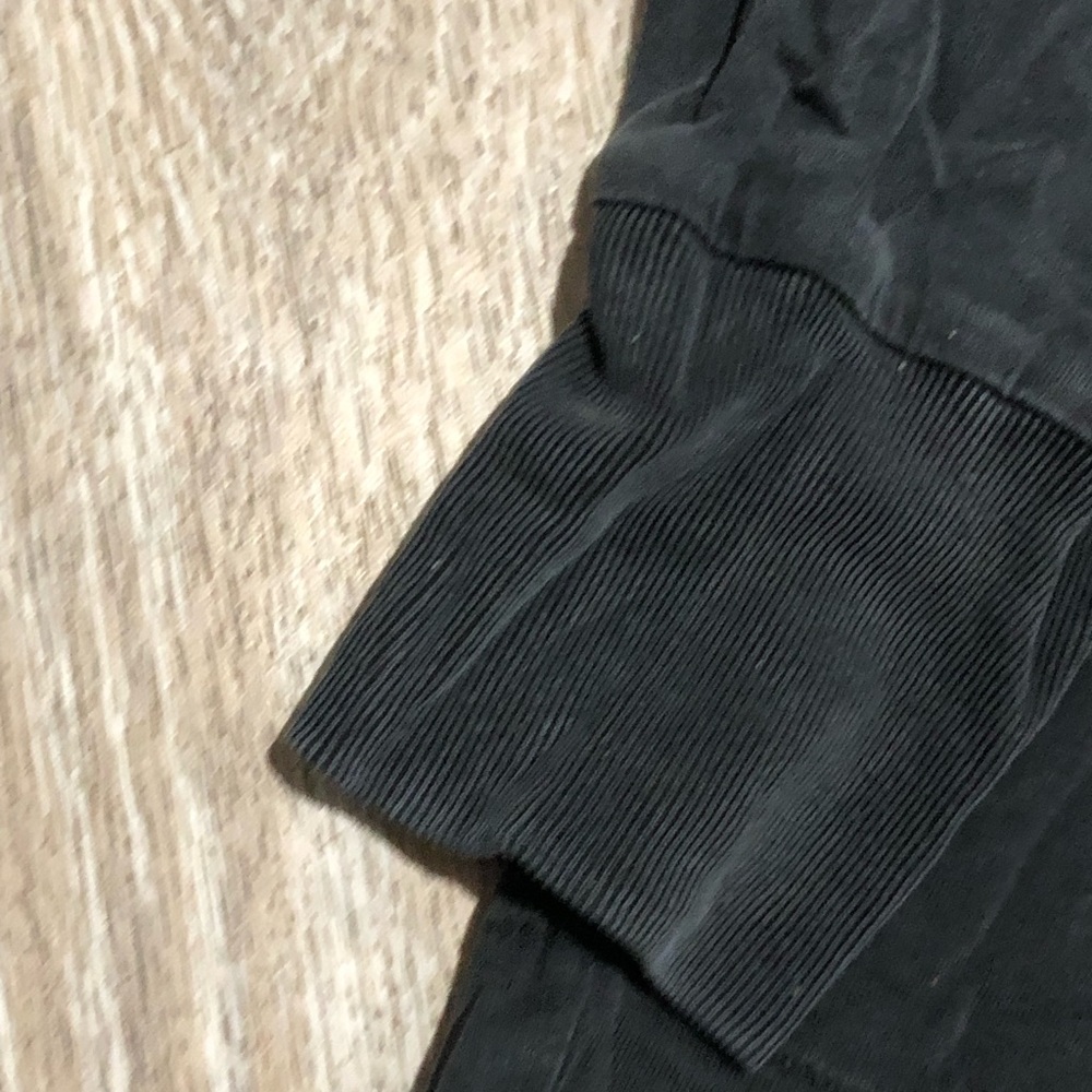 Eddie Bauer Shirt Mens Large Black Long Sleeve Crewneck Cotton Top Casual Silk - Picture 2 of 9